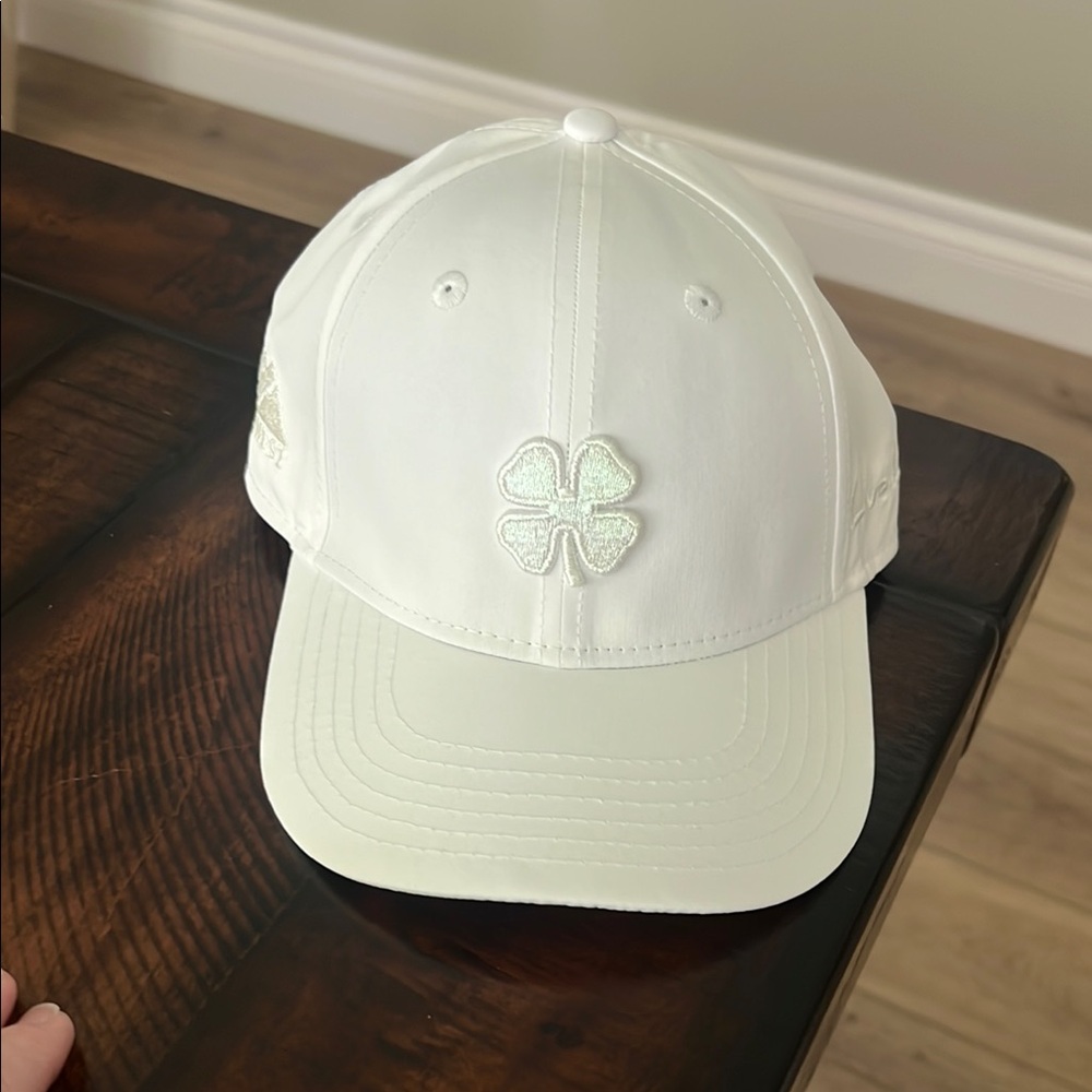 Black Clover White Baseball Cap from PGA West kids size